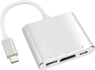 Перехідник Type-C на HDMI USB 3.0, адаптер для MacBook Apple Samsung Asus HP Type-С USB-хаб 4K