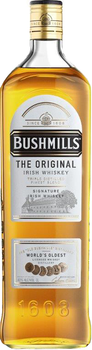 Виски Bushmills Original 6 лет выдержки 1 л 40% + Винный напиток игристый ароматизированный Berlaine розовое сладкое 0.75 л 7.5% (5010103917063_5055966801081)