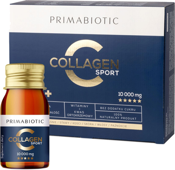 Probiotyk Primabiotic Collagen Sport do picia 10000 mg 30 ml x 30 szt (5904538691462)