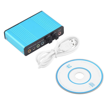 Внешняя 5.1 USB звуковая аудио карта на 6 каналов SPDIF конвертер оптический оптический цифровой в аналоговый