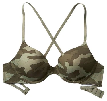 Бюстгальтер Victoria's Secret Pink Push-Up Bra хакі 32C