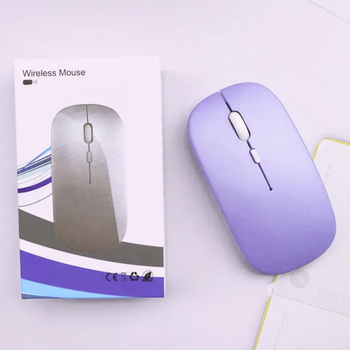 Беспроводная оптическая компьютерная мышь c Bluetooth и регулировкой DPI, 3 кнопки, фиолетовая (87064993)