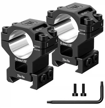 Кільця DISCOVERY 6061AL 25.4 мм на Picatinny (M240602) Medium