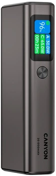 УМБ Canyon OnPower 230 TFT 20000 mAh PD130W Dark Grey (CNS-CPB230DG)