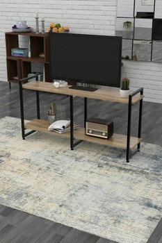 Тумба под телевизор в стиле лофт Ecoloft DSP-1168 Дуб Аппалачи