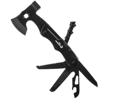 Мультитул Молоток Сокира Mamba Tac Axe Solver 19 в 1 Чорний MBT-SLR
