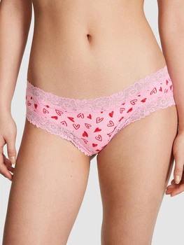 Трусики бразиліана жіночі бавовняні Victoria's Secret 26925257 2XL Рожеві (154100516366)