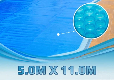 Солярна плівка для басейну CID Plastiques 500 мікрон, розмір – 5,00 м. х 11,00 м.