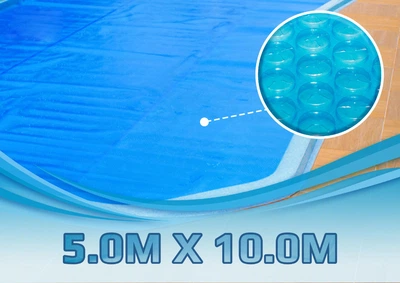 Солярна плівка для басейну CID Plastiques 500 мікрон, розмір – 5,00 м. х 10,00 м.