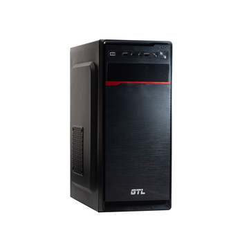 Корпус GTL T1668+ Black, 500W, Mini Tower, Micro ATX / Mini ITX, 2xUSB 2.0, 370x176x410 мм, 0.4 мм, 3.6 кг