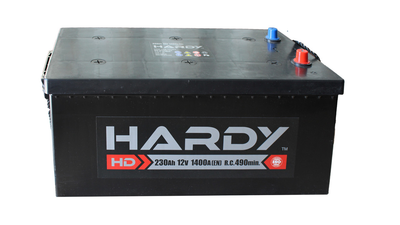 Автомобільний акумулятор Hardy 6СТ-230 (+/-) 12В 230АH 1400А
