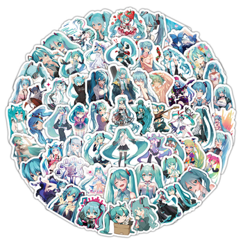 Стикерпак Хацуне Мику Набор наклеек GeekLand Hatsune Miku 100 штук 2429303441
