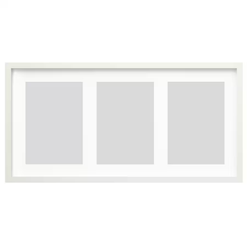 Рамка на 3 фото, 81х40 см RODALM IKEA 105.537.31 белый