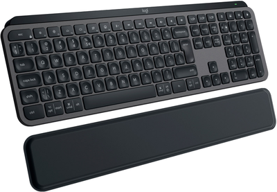 Bezprzewodowa klawiatura Logitech MX Keys S Advanced Wireless Illuminated with PALMREST Graphite (920-011589)