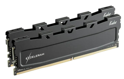 Модуль памяти eXceleram DDR5 32GB (2x16GB) 6400 MHz Black Kudos (EK50320643039CD)