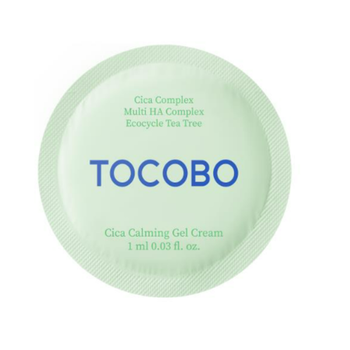 Успокаивающий гель-крем Tocobo Cica Calming Gel Cream с экстрактом центеллы 1 мл