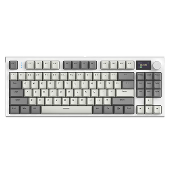 Беспроводная механическая клавиатура Attack Shark K86 (Hot-Swap) (RGB) Серая