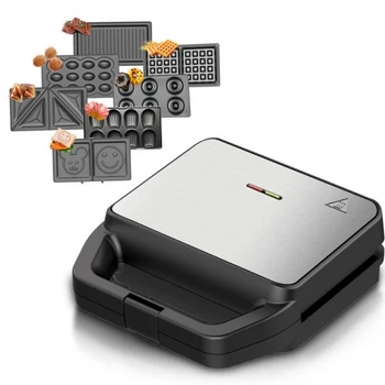 Сендвичница Domotec R-552 800Вт 7 в 1 нержавеющая сталь