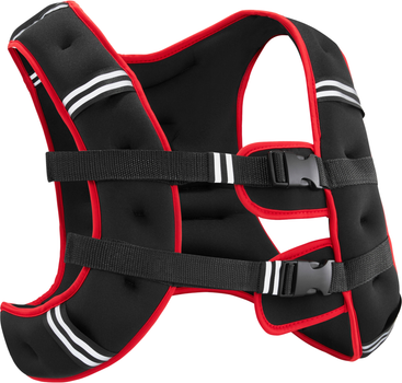 Жилет-утяжелитель для тренировок 4FIZJO 10 кг Black/Red (P-5905973402163)