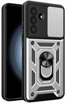 Чехол Camshield c кольцом-подставкой на Samsung Galaxy A26 / silver