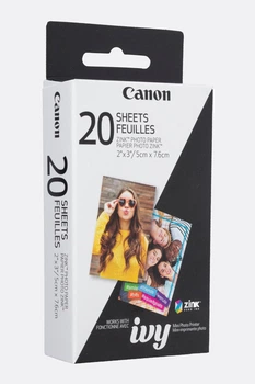 Фотобумага (фотоплёнка) Canon ZP-2030-20 ZINK Paper для печати 2x3" 20 листов для Canon Zoemini S, S2, C, Ivy