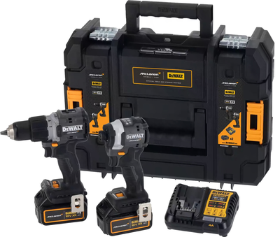 Набор аккумуляторных инструментов 2 в 1 DeWalt McLaren F1 Team Limited Edition (DCK200MM2T)