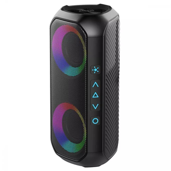 Портативная беспроводная Bluetooth колонка Proove Third Element IPX6 Black |BT5.0, Type-C/AUX/TF, 20W, TWS, 8h, 5200mah|Black