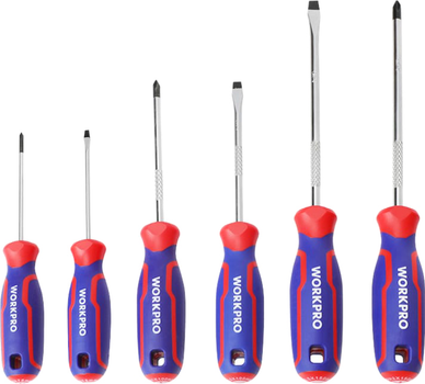 Набор отверток Workpro CR-V Pro 6 шт (WP200504)