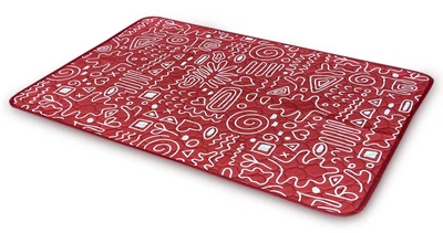 Многоразовая пеленка для детей Pelushka Red Abstraction, 40х60 см