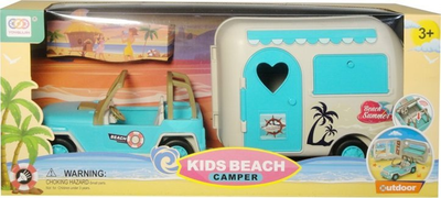 Автомобіль з причепом Swede Kids Beach Camper Car Q9216 (5902496195404)