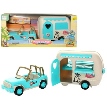 Автомобіль з причепом Swede Kids Beach Camper Car Q9216 (5902496195404)