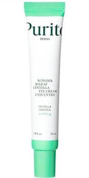 Крем для шкіри навколо очей без олій Purito Wonder Releaf Centella Eye Cream Unscented, 30 мл