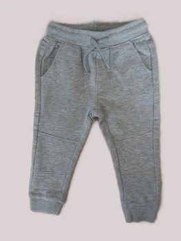 Детские хлопковые спортивные штаны джоггеры для мальчика OVS Kids 74 см (9-12М) светло-серый