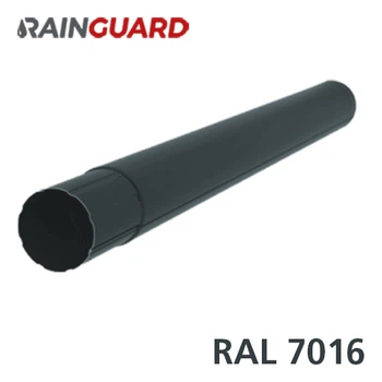 Металлический водосточная труба Дах-Сервіс RainGuard 87мм / 3м RAL 7016