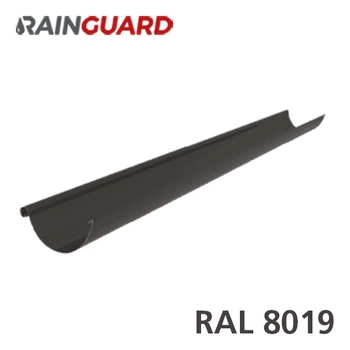 Металева водостічна ринва Дах-Сервіс RainGuard 125мм / 2м RAL 8019