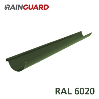 Металлический водосточный желоб Дах-Сервіс RainGuard 125мм / 4м RAL 6020