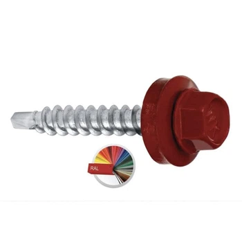 Кровельные саморезы Info-GLOBAL 4.8 х 35 RAL 6005 250 шт