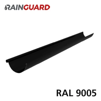 Металева водостічна ринва Дах-Сервіс RainGuard 125мм / 2м RAL 9005