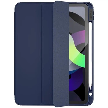 Чехол книжка Blueo Ape Case with Leather Sheath для Apple iPad Pro 12.9'' 2020 2021 2022 Air 13'' 2024 Navy Blue