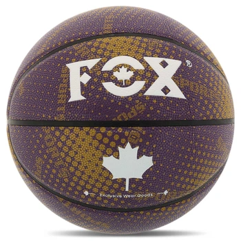 Мяч баскетбольный FoxBall Colorful Indoor/Outdoor 8708 размер 7 Purple-Brown
