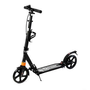 Самокат двухколёсный Itrendy Urban 003s с ручным тормозом черный