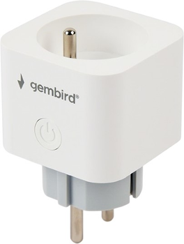 Розумна Wi-Fi розетка Gembird Smart Power Socket with Power Metering French socket (TSL-PS-F1M-01-W)