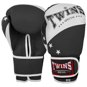 Перчатки боксерские PVC на липучке TWN SPIRIT BO-9476 (р-р 12oz, Черный) (BO-9476_Черный_12_унции)
