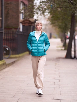 Куртка Uniqlo розмір S зелена (53) (460915)