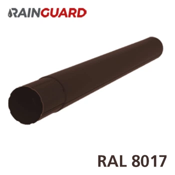 Металлический водосточная труба Дах-Сервіс RainGuard 87мм / 3м RAL 8017