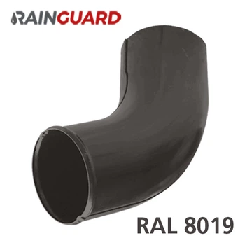Сливное колено Дах-Сервіс RainGuard 87мм RAL 8019
