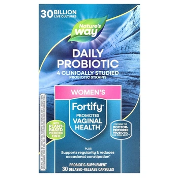 Пробиотик Nature's Way Fortify Women's Probiotic 30 Billion, 30 капсул для женщин