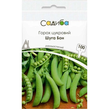 Горох цукровий Шуга Бон 100 г Садиба Центр насіння