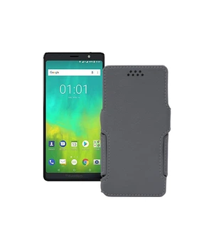 Чохол-книжка з екошкіри для телефону BlackBerry Evolve X Сірий