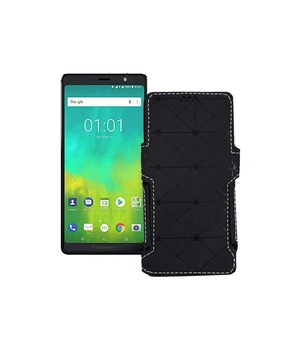 Чохол-книжка з екошкіри для телефону BlackBerry Evolve X Чорний ромб